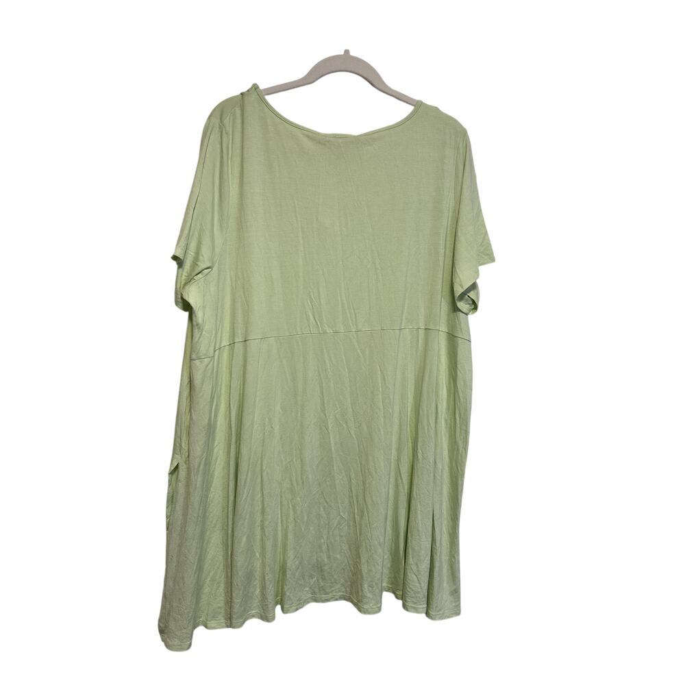 Philosophy Woman Light Green Short Sleeve Shirt 2X - Picture 7 of 7